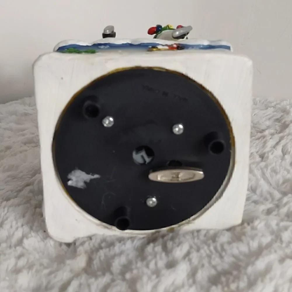 Musical Snowman Family Spinning Figurine